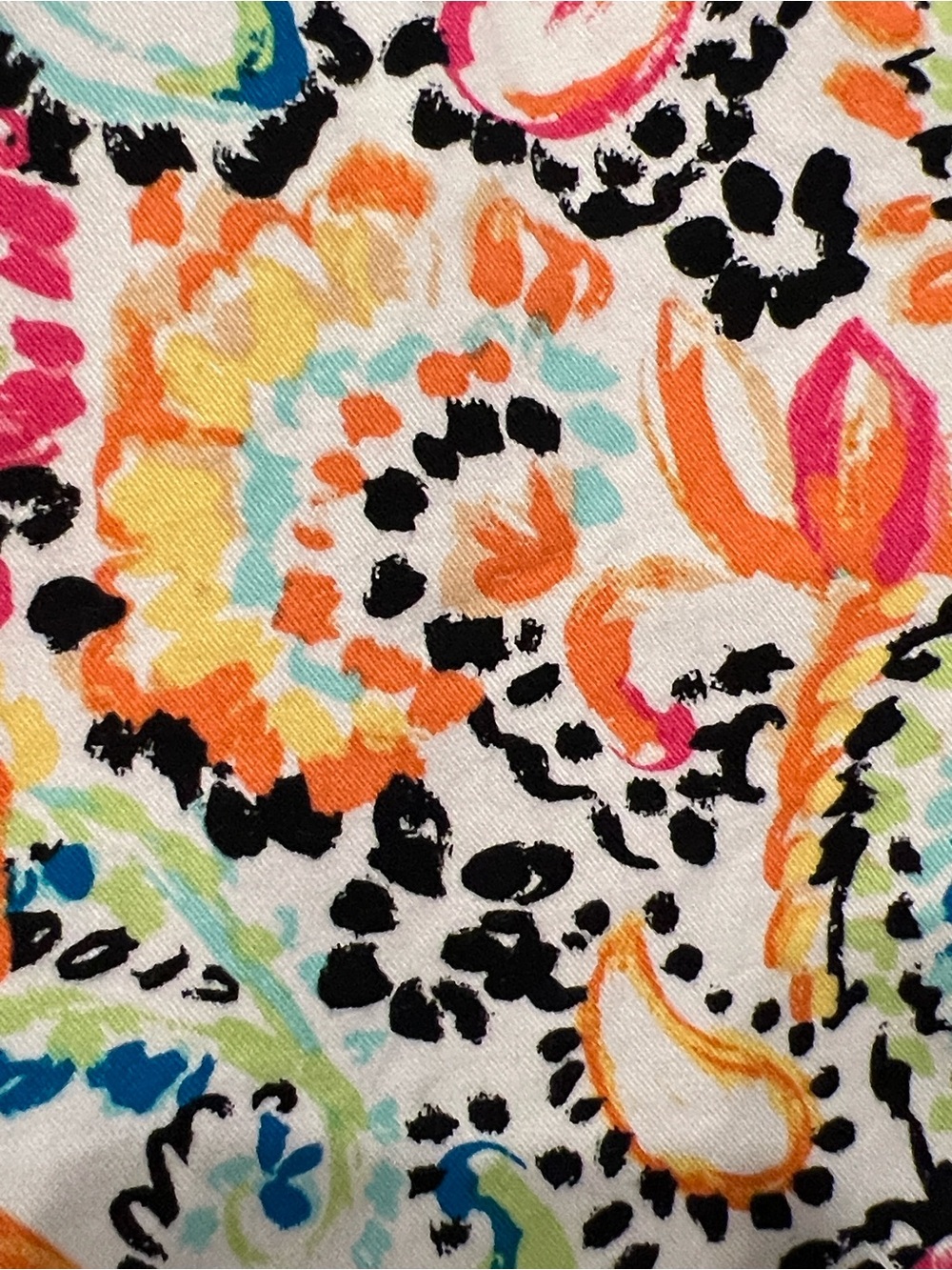 Christopher & Banks White Multicolor Floral Paisley Petite Skort - Picture 7 of 14